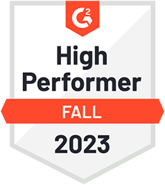 G2 High Performer, Fall 2023