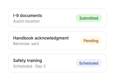 Onboarding — completes itself module 1 — 666 by 468