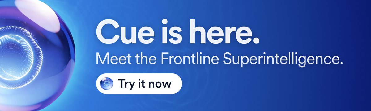 Cue is here · orb left — 1872 × 562